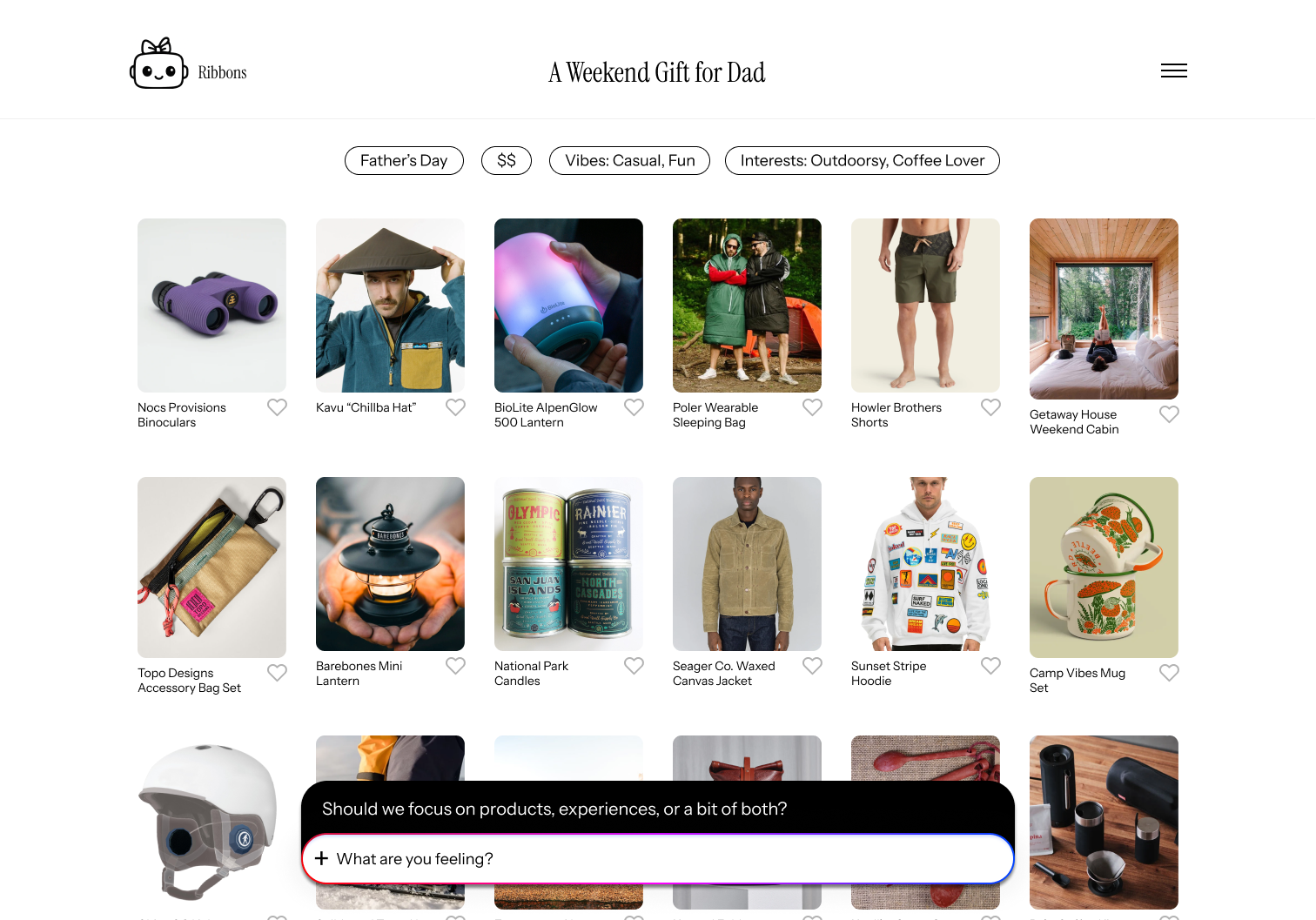 Data points on top of landscape