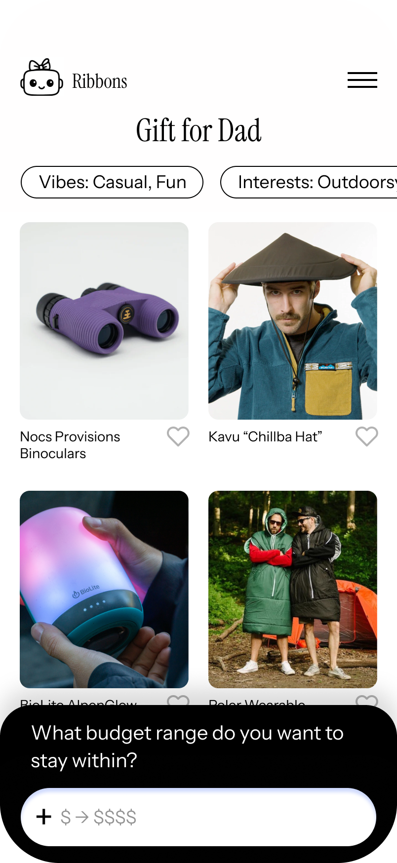 Data points on top of landscape